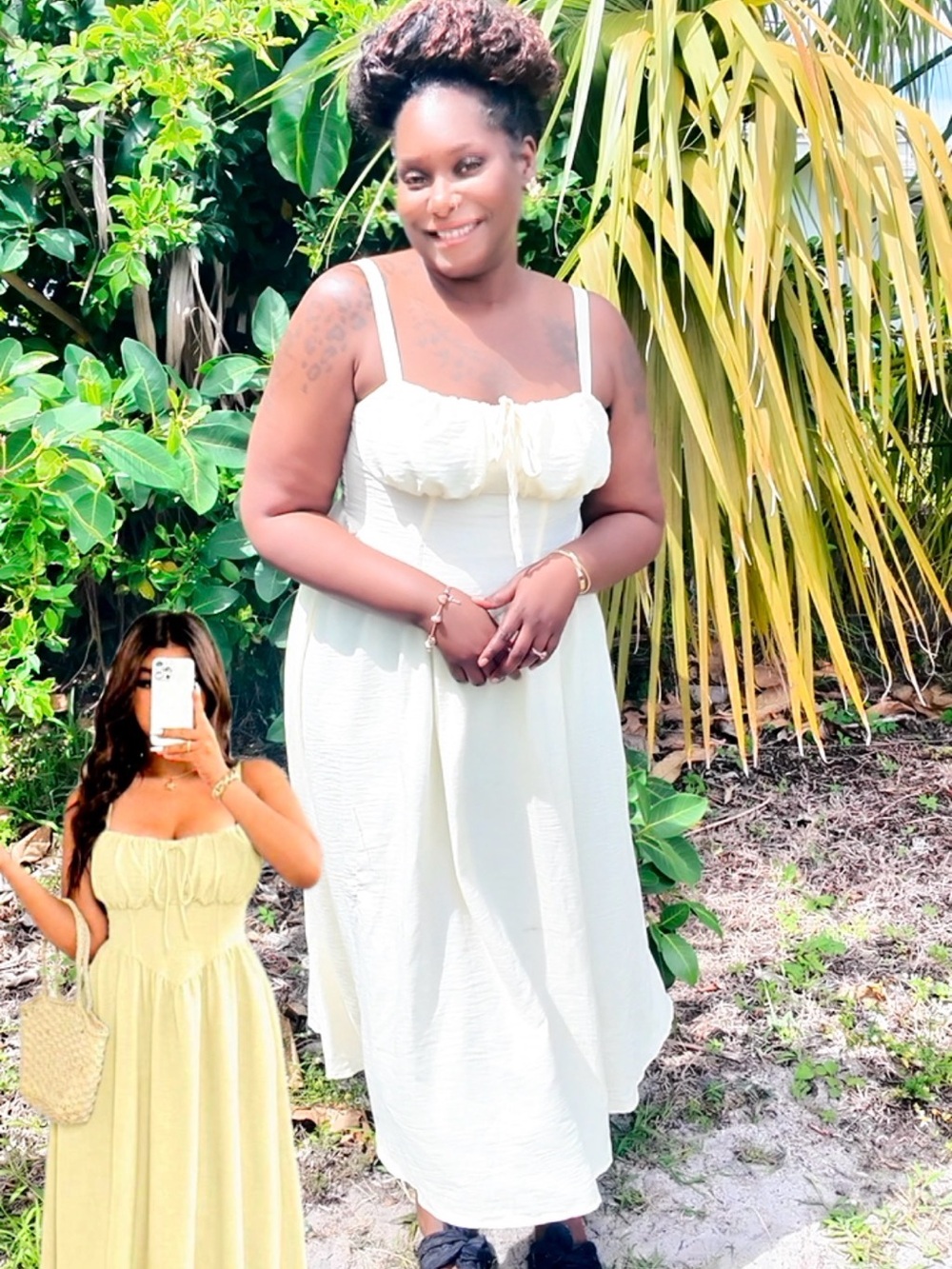 Women's Butter Yellow Midi Sundress